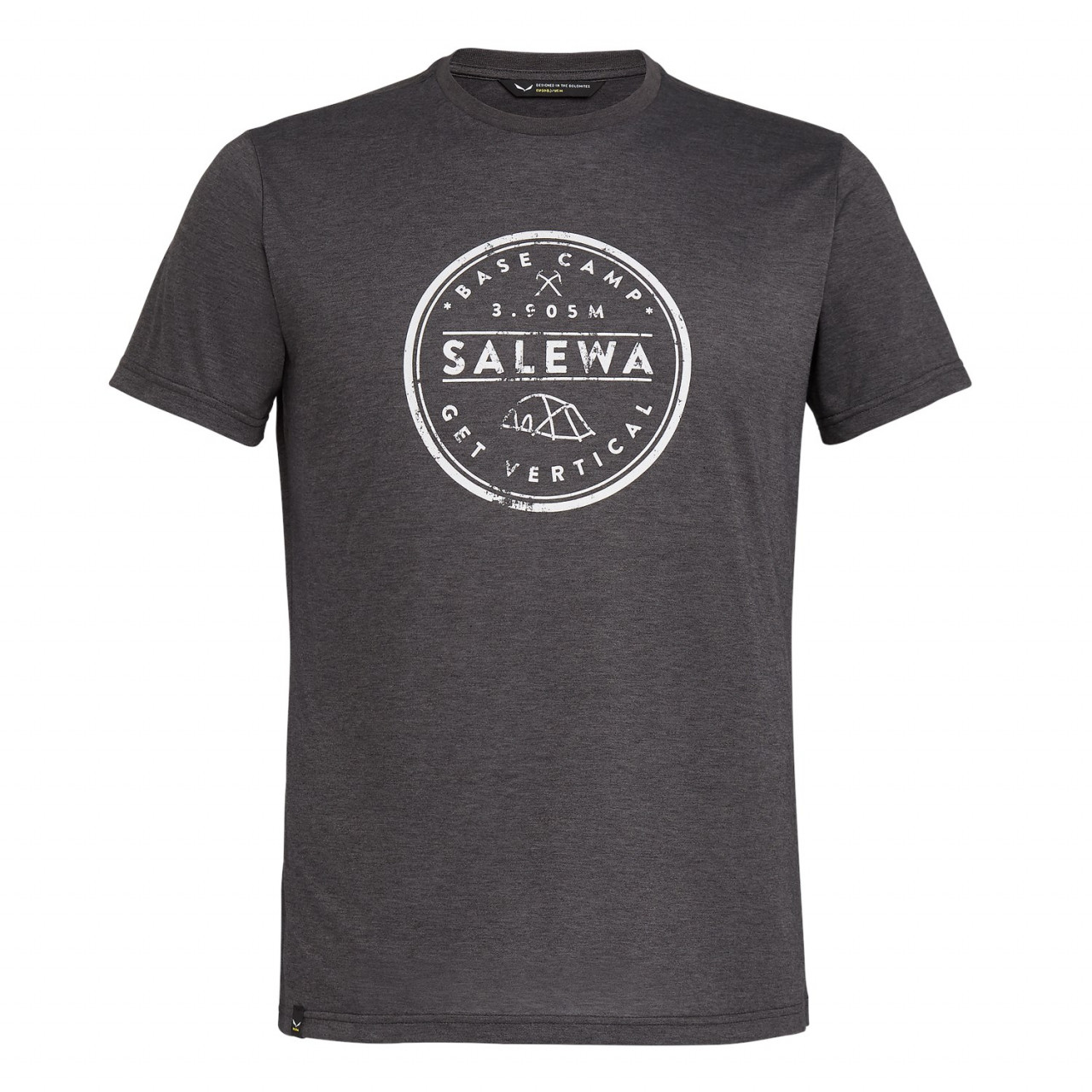 Salewa Men's Base Camp Drirelease® T-Shirts Black CVD-425138